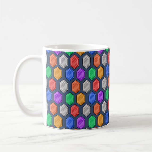 GEMSTONES MÖNSTER DESIGN KAFFEMUGG (Vänster)