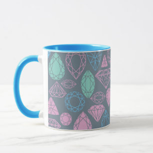 Gemstonesymbolsmönster Mugg