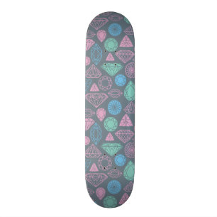 Gemstonesymbolsmönster Skateboard Bräda 20,5 Cm