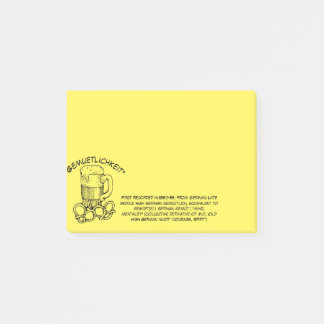 "“Gemuetlichkeit”" Post-it Block