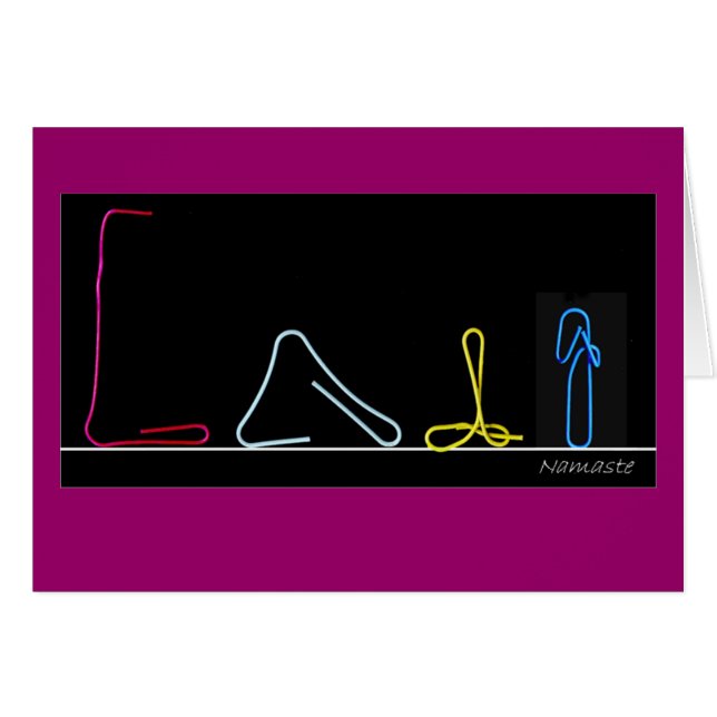 Gemyoga Hälsningskort (Framsidan Horizontal)