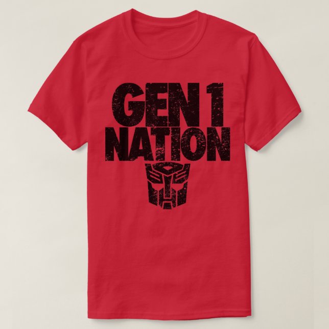 GEN 1 NATION Autobots T Shirt (Design framsida)