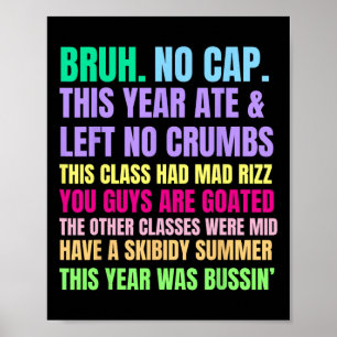 Gen A Slang Lärare Glad Sista Skoldagen 2025 Poster