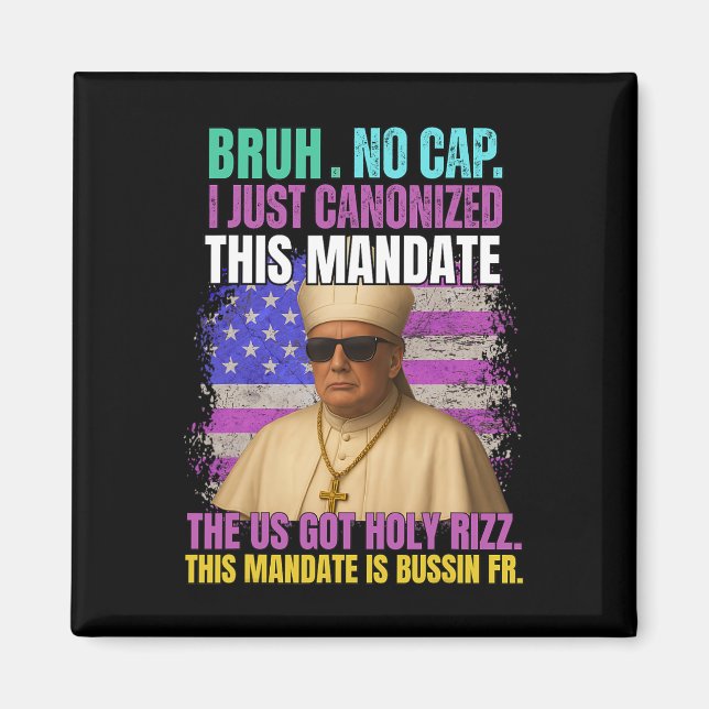 Gen A Slang Trump som Vatikankyrkan Republica Magnet (Framsidan)