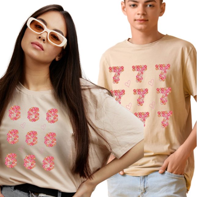 Gen Alpha Meme 6 7 Matchande  T Shirt (Skapare uppladdad)