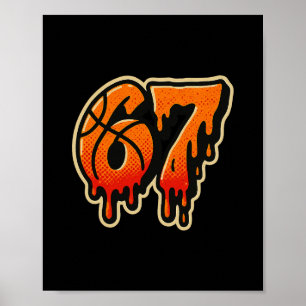 Gen Alpha Slang Kids 67 Sketll Glass Ström Six Poster