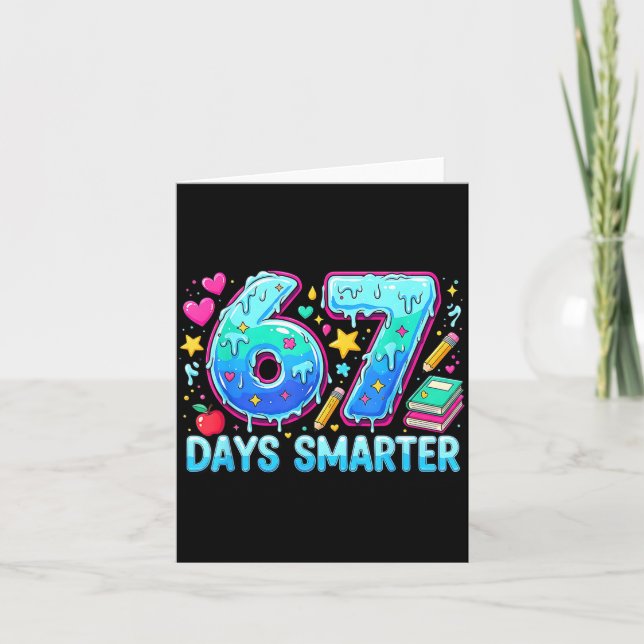 Gen Alpha Slang Kids 67 Teacher Students 67 Days S Kort (Framsida)
