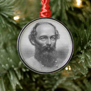 Gen. Edmund Kirby Smith Julgransprydnad Metall