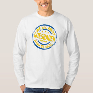 Gen HH Arnold High School Blå och Guld Tee Shirt