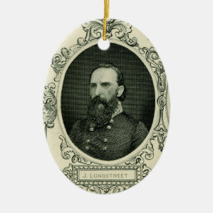Gen. James Longstreet Julgransprydnad Keramik