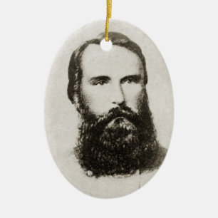 Gen. James Longstreet Julgransprydnad Keramik