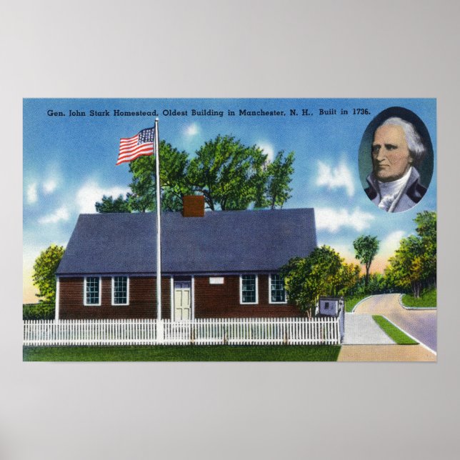 Gen John Stark Homestead Poster (Framsidan)