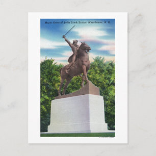 Gen John Stark Statue View Vykort