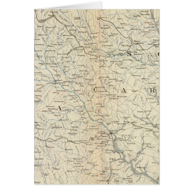 Gen karta VIII Hälsningskort (Framsidan)