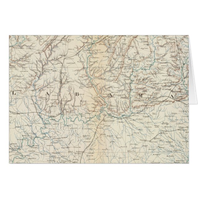 Gen karta XIII Hälsningskort (Framsidan Horizontal)