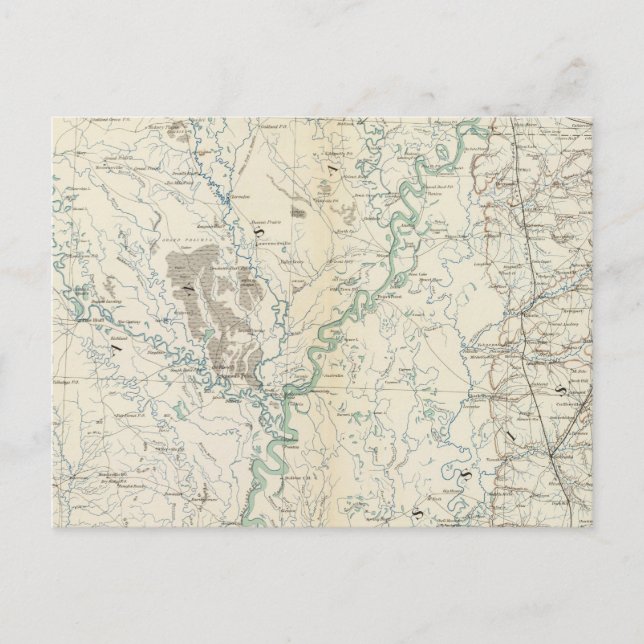 Gen karta XIX Vykort (Framsida)