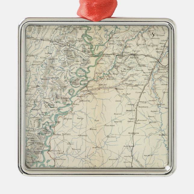 Gen-karta XX Julgransprydnad Metall (Framsidan)