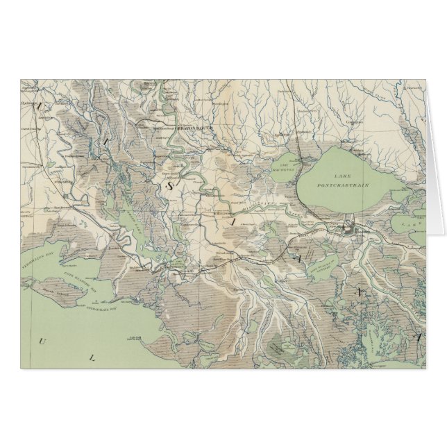 Gen karta XXI Hälsningskort (Framsidan Horizontal)