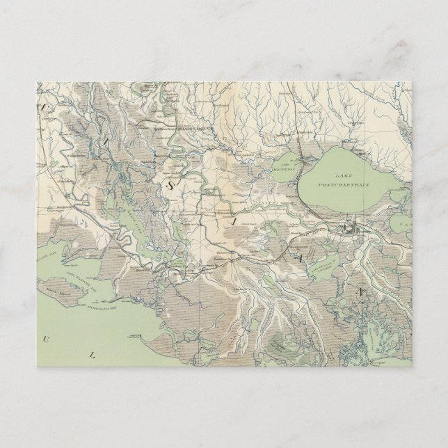 Gen karta XXI Vykort (Framsida)