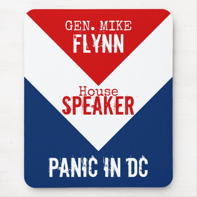 Gen Mike Flynn Talare i House Panic i DC Musmatta (Framsidan)