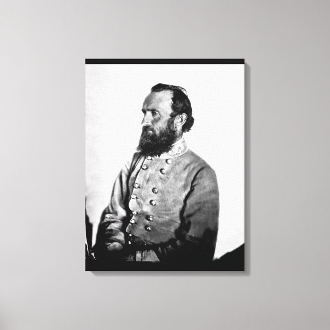 Gen. "Stonewall" Jackson,_Krig Image Canvastryck (Framsida)