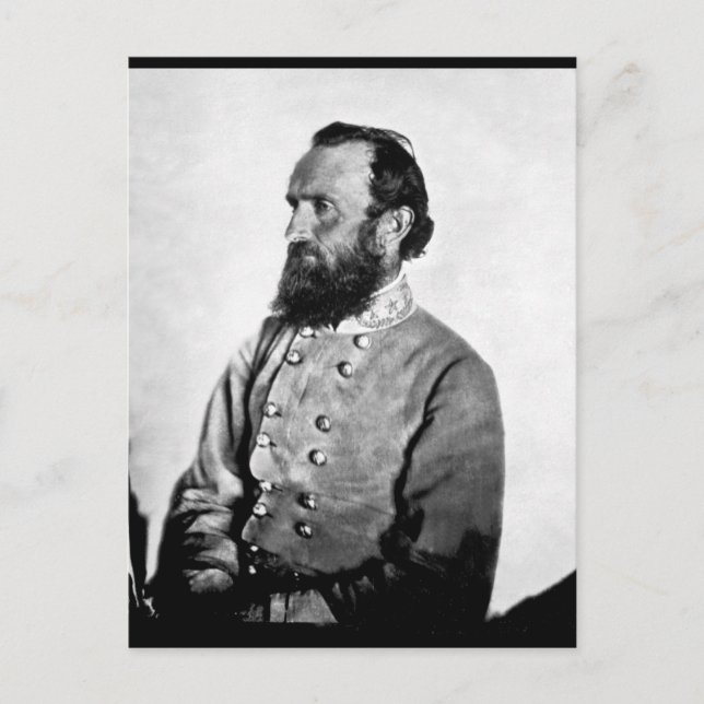 Gen. "Stonewall" Jackson,_Krig Image Vykort (Framsida)