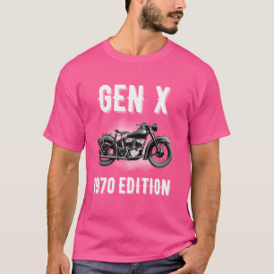 Gen X 1970 Edition Generation X Motorcykel Biker C T Shirt