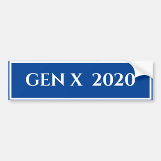 Gen X 2020 Bildekal