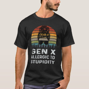 Gen X Allergiskt mot utfällningshämmande retro Gen T Shirt