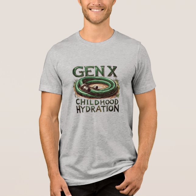 Gen X Barndomshyrning T Shirt (Framsida)