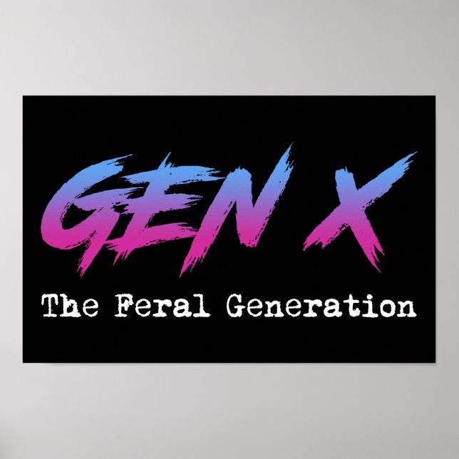 Gen X - Feral Generation Poster (Framsidan)
