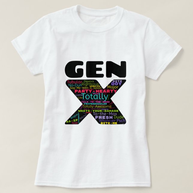 Gen X-fraser T Shirt (Design framsida)