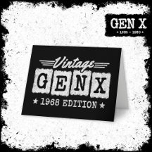 Gen X Generation Gen Xer Born 1968 Gen X Birthday