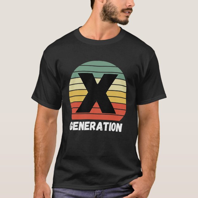 Gen x Generation x ~ 1964 1980 T Shirt (Framsida)