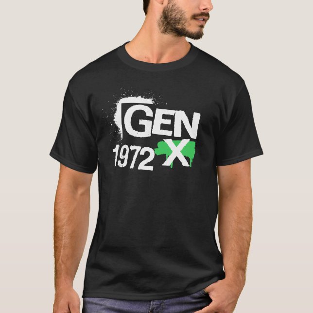 Gen X Generation X 1972 T Shirt (Framsida)