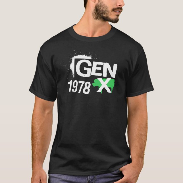 Gen X Generation X 1978 T Shirt (Framsida)