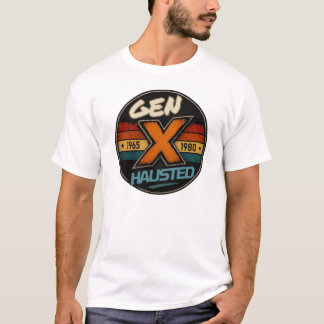 Gen X, Generation X, Retro, Nostalgisk, T Shirt