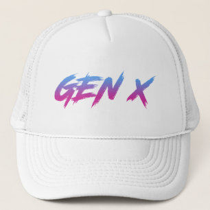Gen X Generation X Retro-Vintage Keps