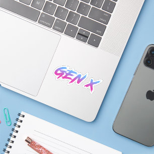 Gen X Generation X Retro-Vintage Klistermärken