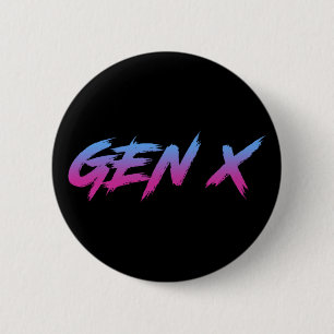 Gen X Generation X Retro-Vintage Knapp