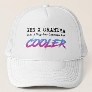 Gen X Grandma som en vanlig mormor men kylare Keps