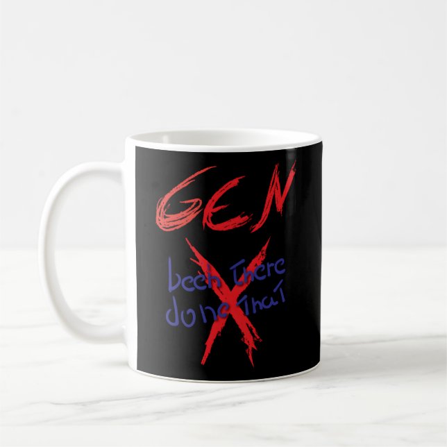 Gen X har varit klar t Kaffemugg (Vänster)