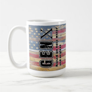 Gen X Hose Vatten Neglect Funny kaffe Mugg