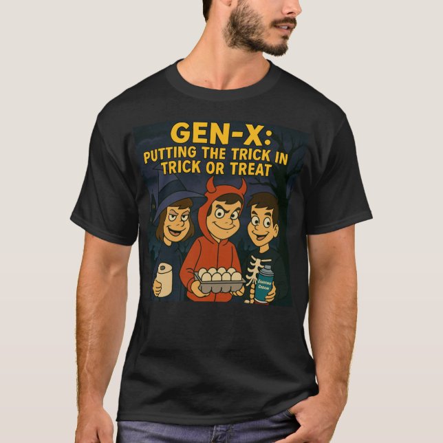 Gen-X Kids: Mäster för MisChief T Shirt (Framsida)