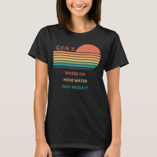 Gen X på Vatten och försumma design. T Shirt