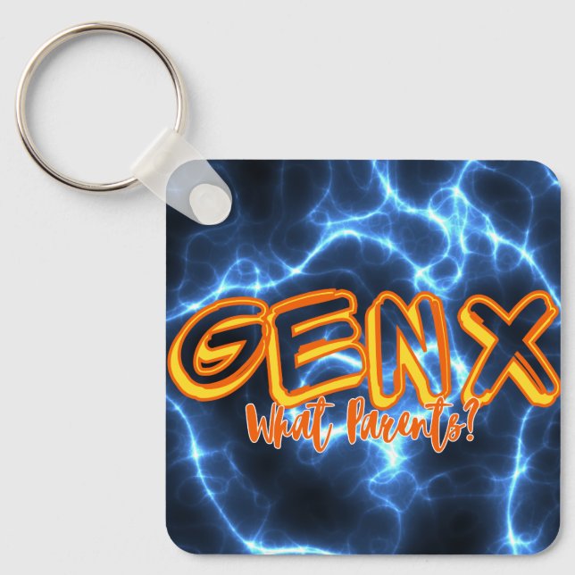 Gen X Pride Keychain Nyckelring (Framsida)