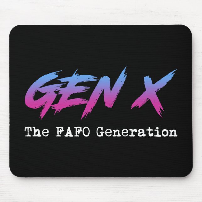 Gen X - The FAFO Generation Musmatta (Framsidan)