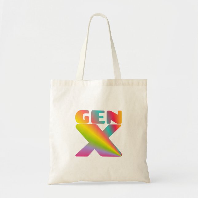 Gen X Tote Bag Tygkasse (Framsidan)