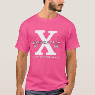 GEN X Upphöjt på Hose Vatten och Neglect Generatio T Shirt