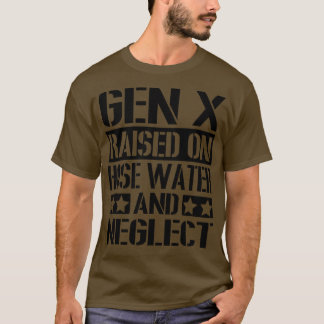 GEN X Upphöjt på Hose Vatten och Neglect T Shirt